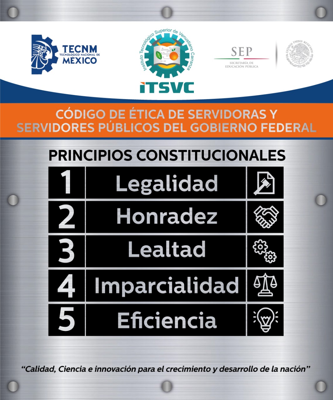 Código de Ética de Servidoras y Servidores Públicos del Gobierno Federal.